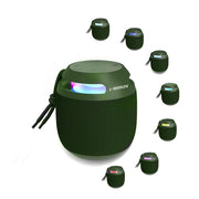 J-BRAUV Mini Bluetooth Speaker，7 Color Changing Lights | 16W Stereo Sound, IP66 Waterproof, TWS Pairing