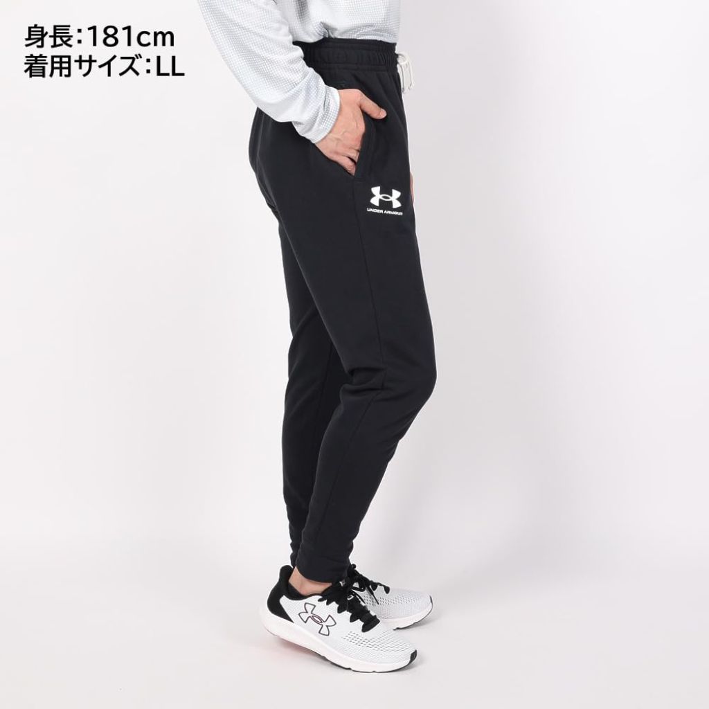 SZ 3XLT, Under Armour Mens Rival Terry Joggers, (001) Black / / Onyx White