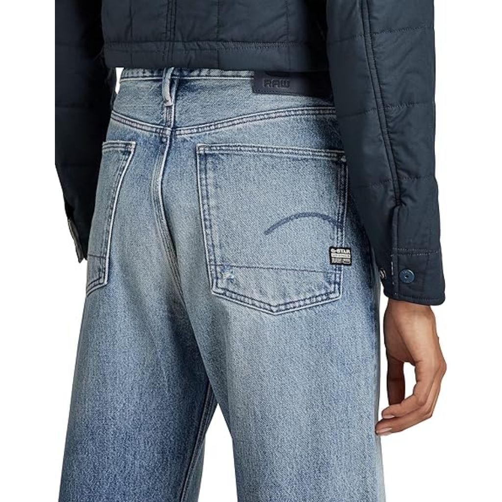 G-Star Raw Women's Type 89 Real Boyfriend Loose Fit Jeans - Size 24/32 - Sun Faded Air Force Blue