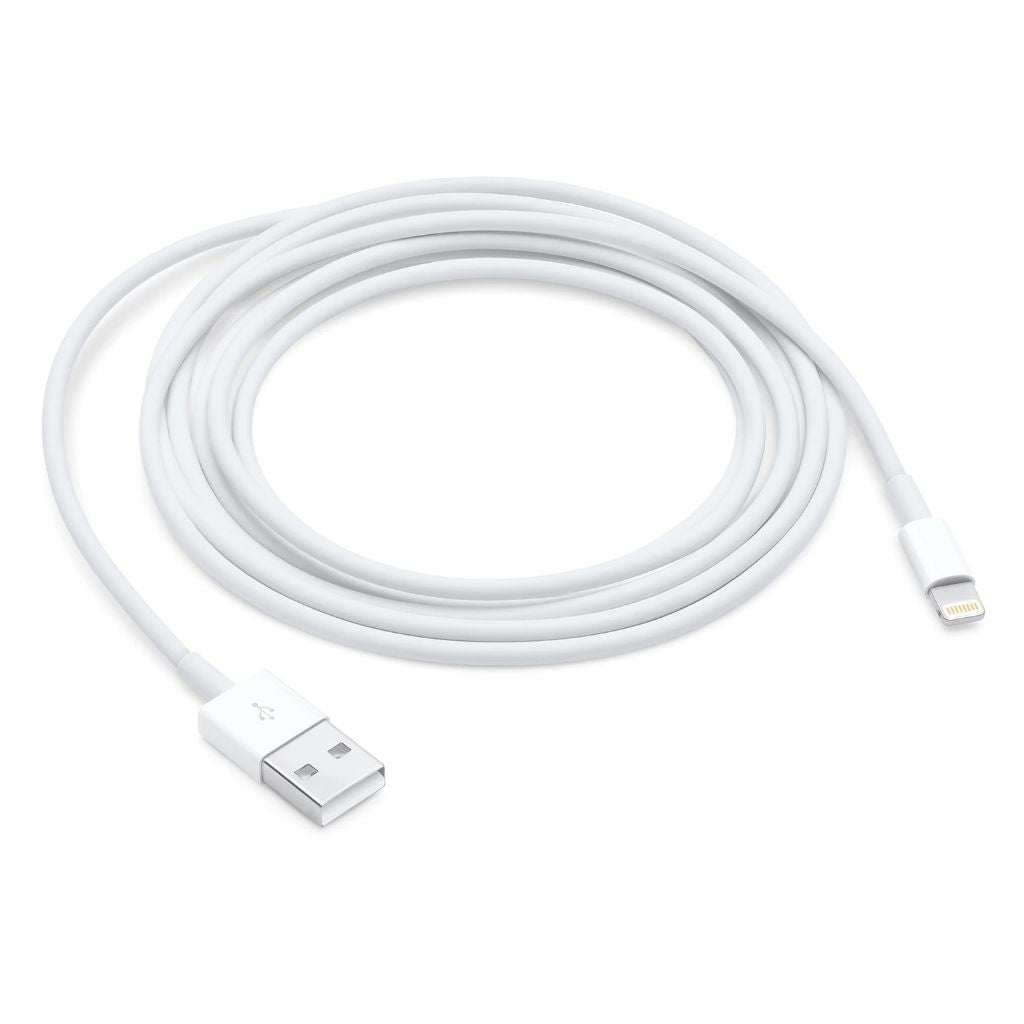 Apple USB Type A-to-Lightning Charging Cable - White, 6.6'