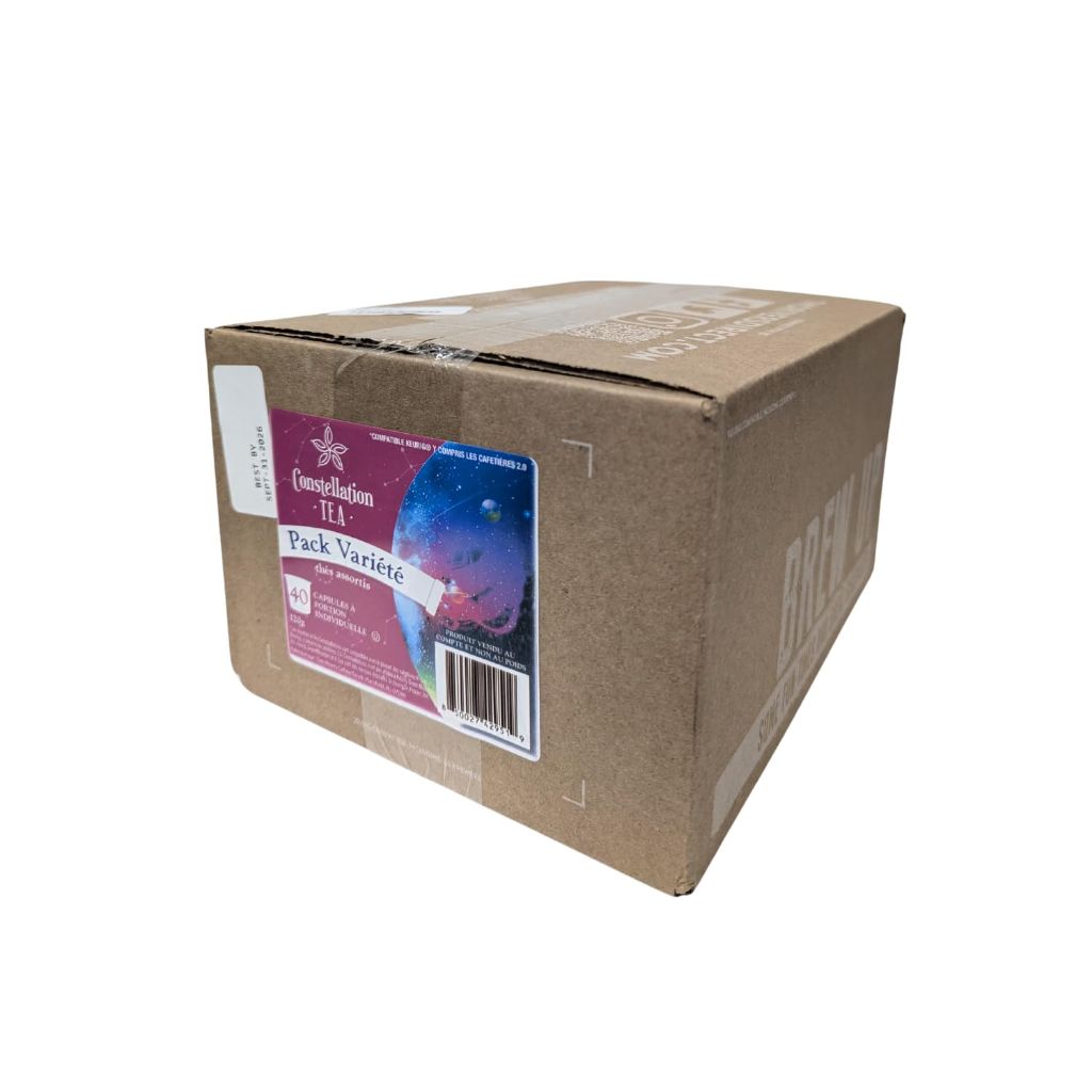 Constellation Tea Assorted Variety Pack Sampler Keurig K-Cup Tea Pods, 40ct.