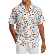 Men's Hawaiian Shirts Wrinkle Free Short Sleeve Button Down Tropical Beach Vacation Shirt XL