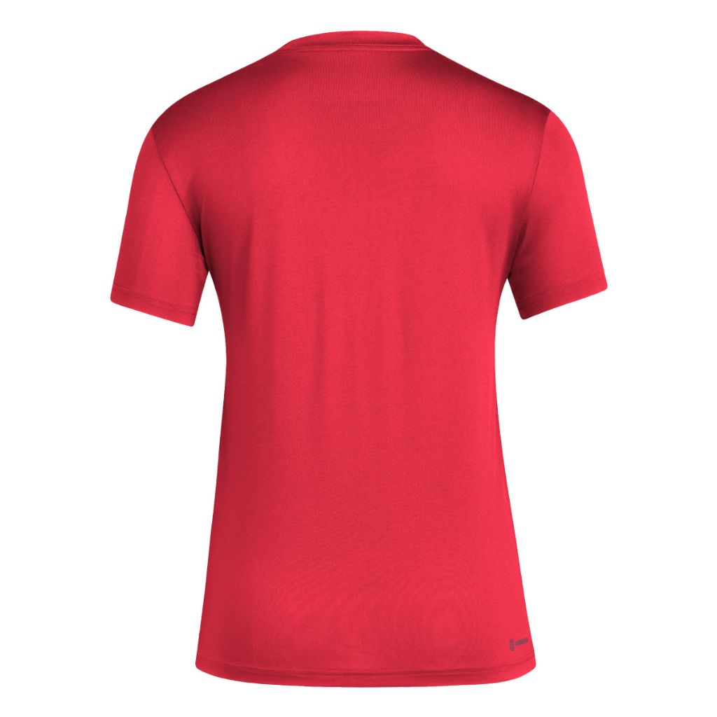 Adidas Women's Toronto FC Pre-Game Short Sleeve Soccer T-Shirt, Team Power Red/Toronto Fc, Medium