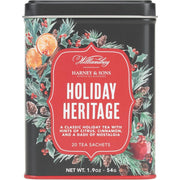 Harney & Sons Holiday Heritage Colonial Williamsburg Blend | Black Tea with Warm Apple, Cinnamon, and Orange Peel,20 Count (Pack of 1)