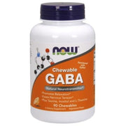 Now Foods, GABA, 250 Mg, Orange Flavour 90 Chewables