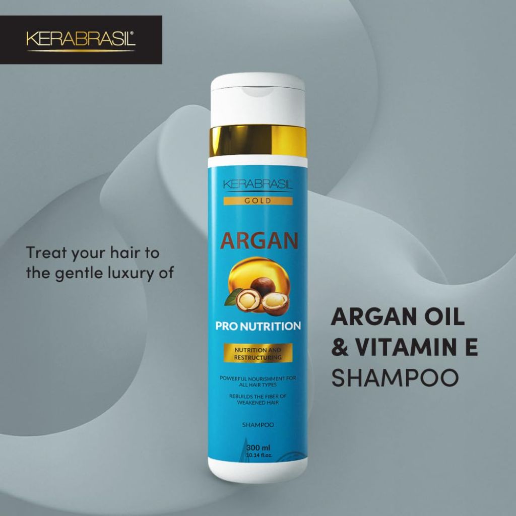 Kerabrasil Argan Oil Nourishing Shampoo | 10.14 oz 300ml