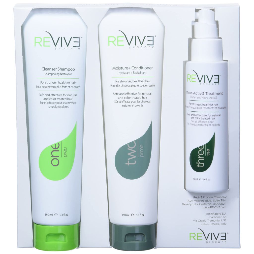 REVIV3 Procare 30 Day Trial Kit - 3-Part System for Fine and Thinning Hair