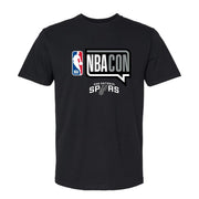 SZ M, NBA Con x Team Tee, San Antonio Spurs | Black