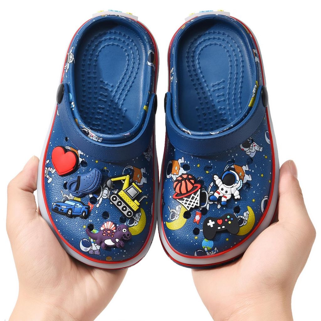 STAHOVY Kids' LED Clogs Cartoon Slides