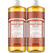 Dr. Bronner's Magic Soap Pure-Castile Liquid Soap - Eucalyptus, 32 fl. oz. (2 Pack)