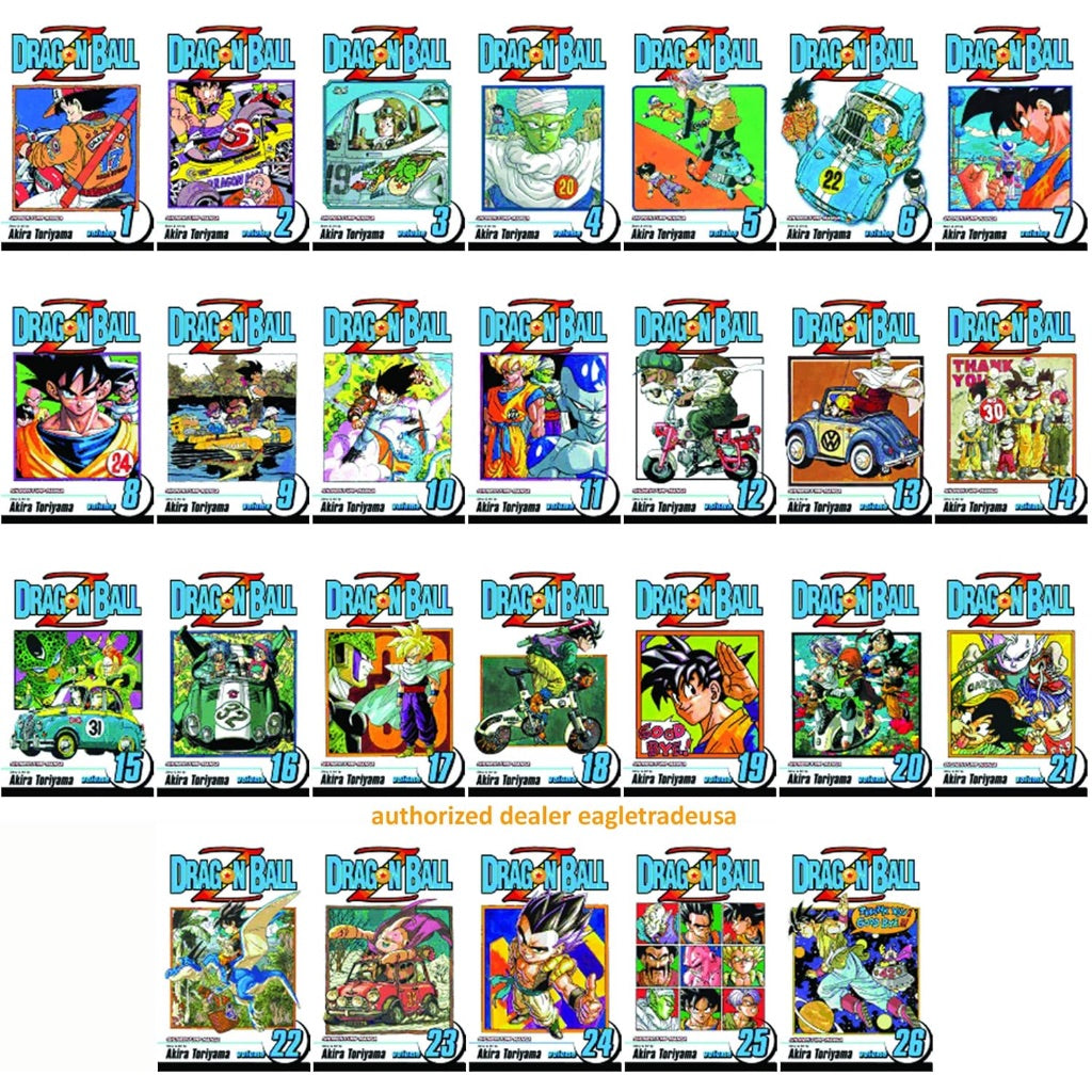 Dragon Ball Z Complete Box Set: Vol 1 - 26, English Manga Graphic Novel Set