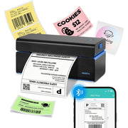 ORGSTA Bluetooth Thermal Shipping Label Printer for 4x6 Labels (T001Plus) - Black