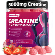 Creatine Gummies, 5000mg Creatine Monohydrate Gummies for Women, 120 Count (30 Servings),