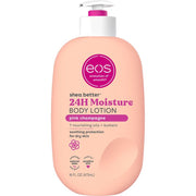 Eos Shea Better Body Lotion Pink Champagne, 24-Hour Moisture Skin Care, Lightweight & Non-Greasy, Natural Shea, Vegan, 16 fl oz