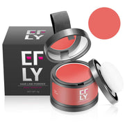 Root Touch Up Gray Shadow Powder for Thinning Hair, Eyebrows, and Beards (Red Brown)