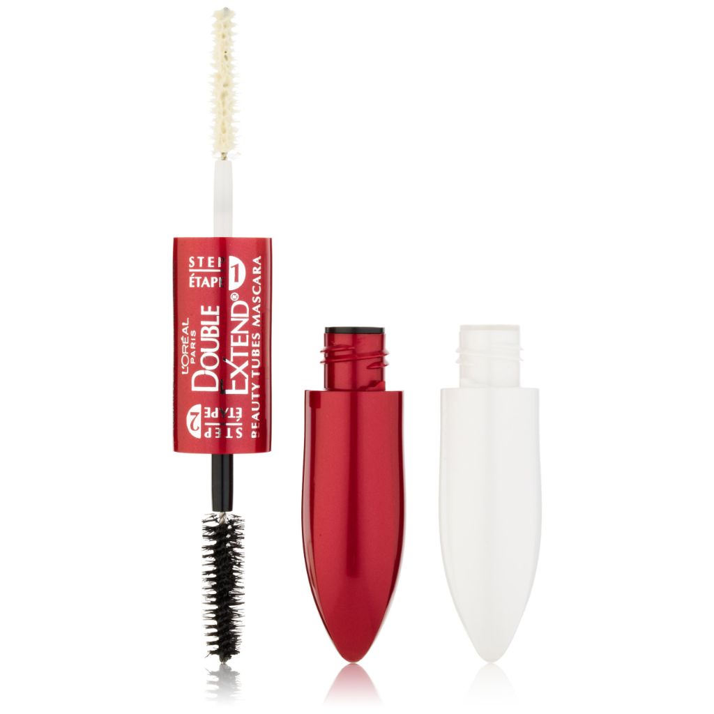 L'Oreal Paris Double Extend Beauty Tubes Mascara, Black, 0.33 Ounces