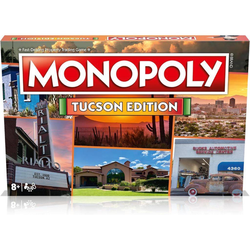 Hasbro Monopoly Tucson Edition - Tucson, AZ-Themed Family Board Game