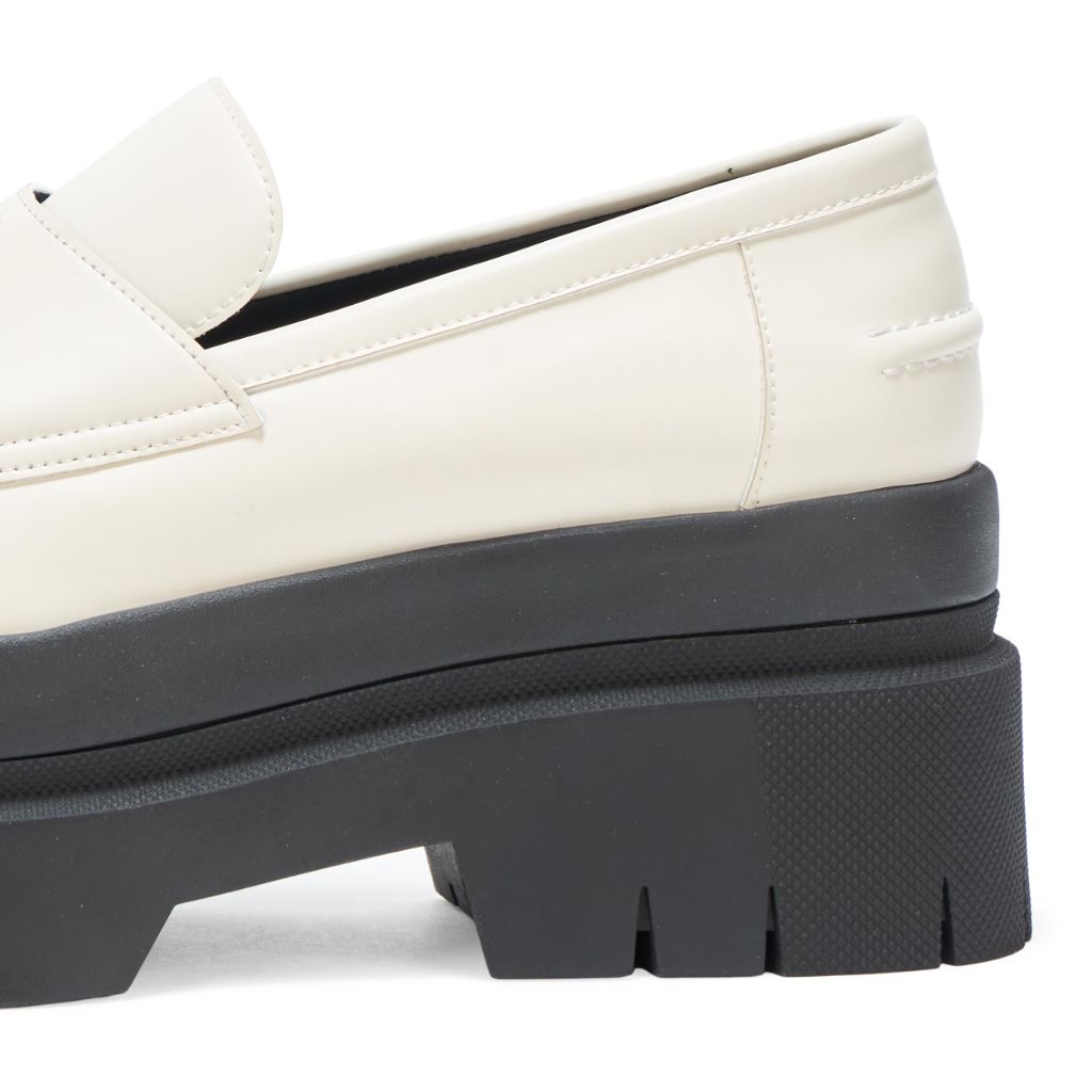 HUGO, Kris Chunky Platform Loafers, 10, Oat o Clock