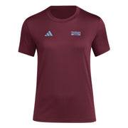 adidas Women's MLS Soccer Pre-Game Short Sleeve T-Shirt - Colorado Rapids, Maroon (Large)