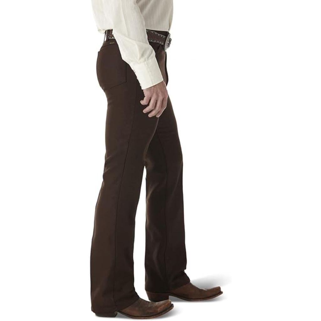 Wrangler Men's Wrancher Regular Fit Dress Jeans - Brown, 36W x 30L