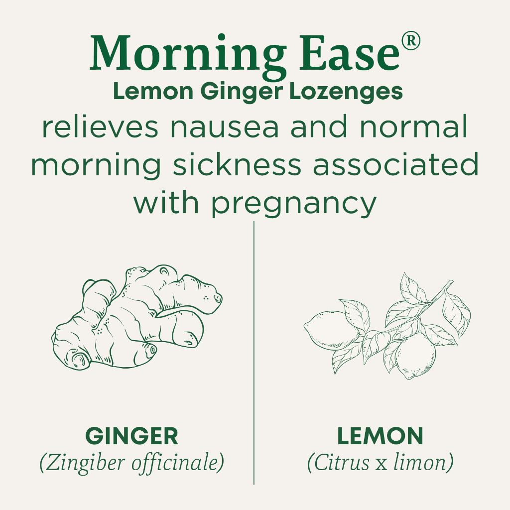 Traditional Medicinals Organic Morning Ease Lozenges - Lemon Ginger, 30ct.