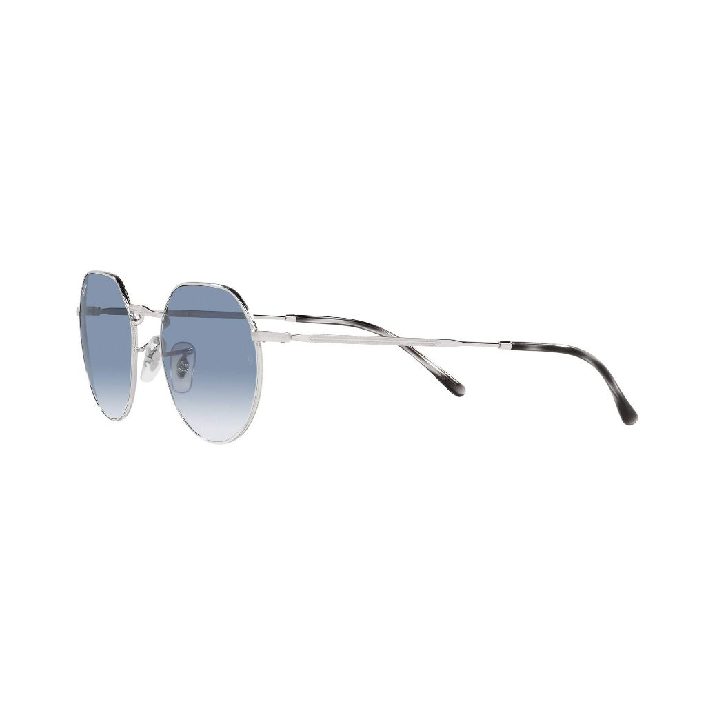 Ray-Ban Womens Rb3565 Jack Sunglasses - Silver/Clear Gradient Blue