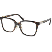 Swarovski Women's SK2026D Asian Fit 1002 Eyewear Frames - Havana, 54mm