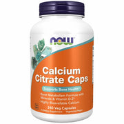 NOW Foods Calcium Citrate Veggie Capsules - 240ct