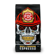 Fire Department Coffee - Gives Back to Firefighters - Full-Bodied & Bold Skull Crushing Espresso Coffee Beans 5 LB