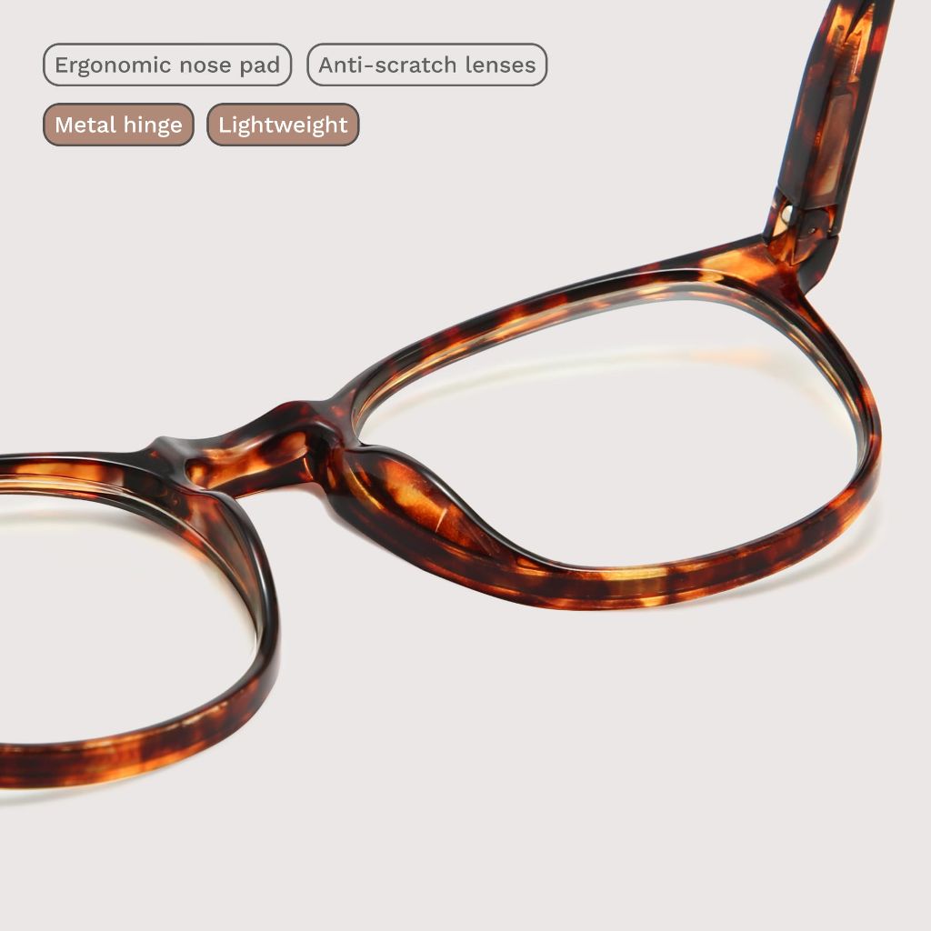 IBOANN Blue Light Glasses for Woman/Men, Fashion Blue Light Glasses Men, Fake Glasses Help Reduce Screen Fatigue