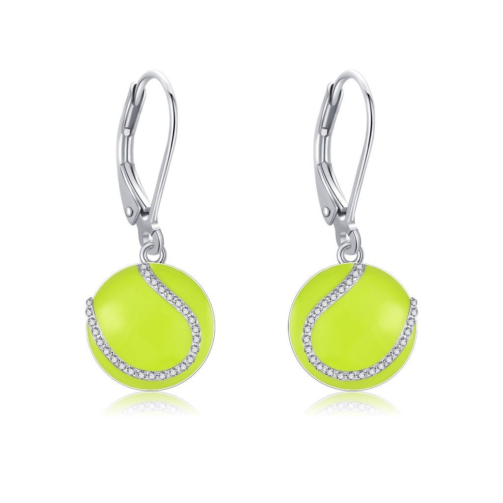 YFN Sterling Silver Football Dangle Drop Earrings - Football Lovers Gifts, Jewelry for Women