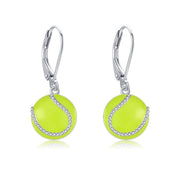 YFN Sterling Silver Football Dangle Drop Earrings - Football Lovers Gifts, Jewelry for Women