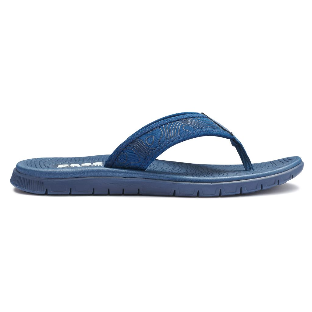 BASS OUTDOOR Men's Topo Thong Sandal - Ensign Blue, Size 9