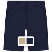 Izod Girls' Bermuda Short Navy  - Size 14