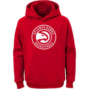 SZ 14-16, Outerstuff NBA Kids Youth 8-20 Team Color Pullover Sweater Sweatshirt Hoodie (Atlanta Hawks)