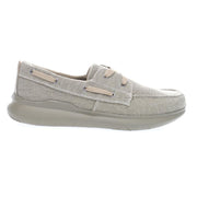 Propét Mens Viasol Lace up Loafer, Tan