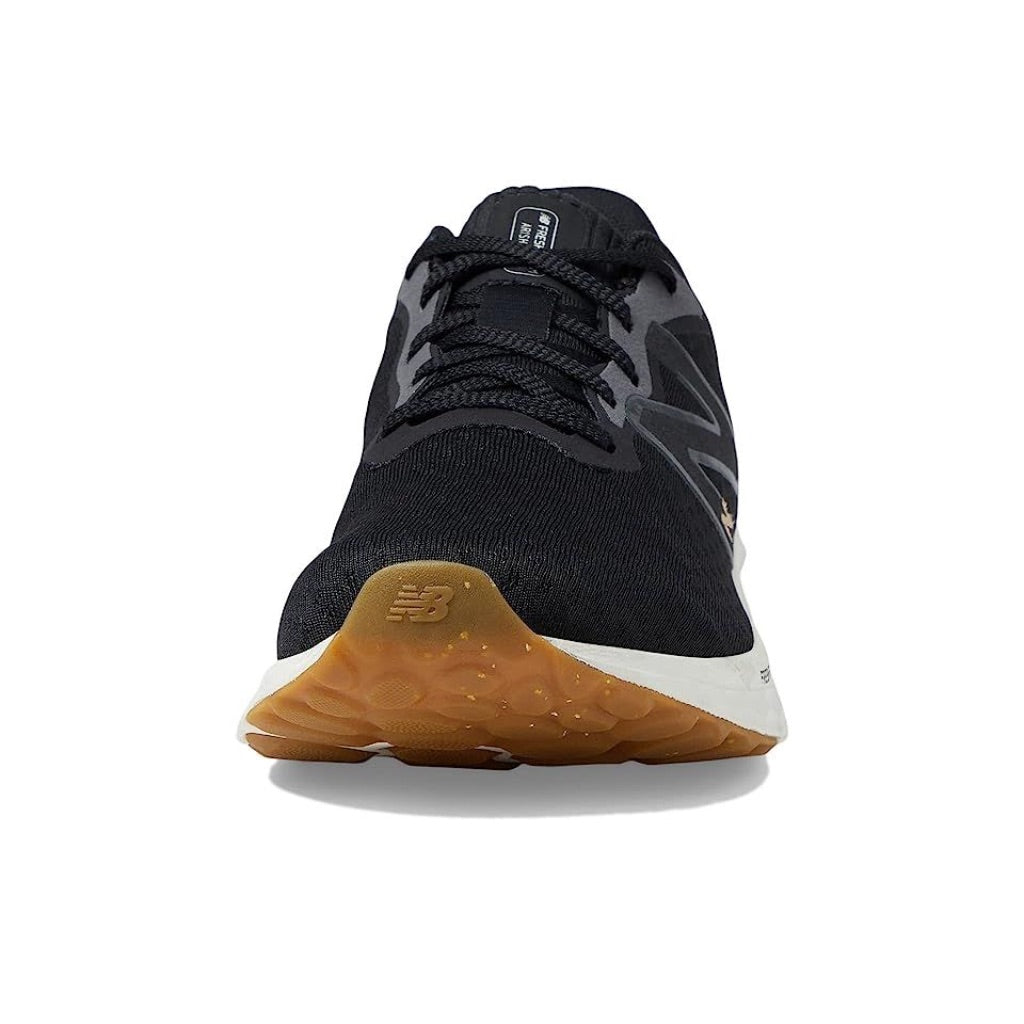 New Balance Women's Fresh Foam Arishi V4 Running Shoe - Black/Gold Metallic - Size 6.5 Wide