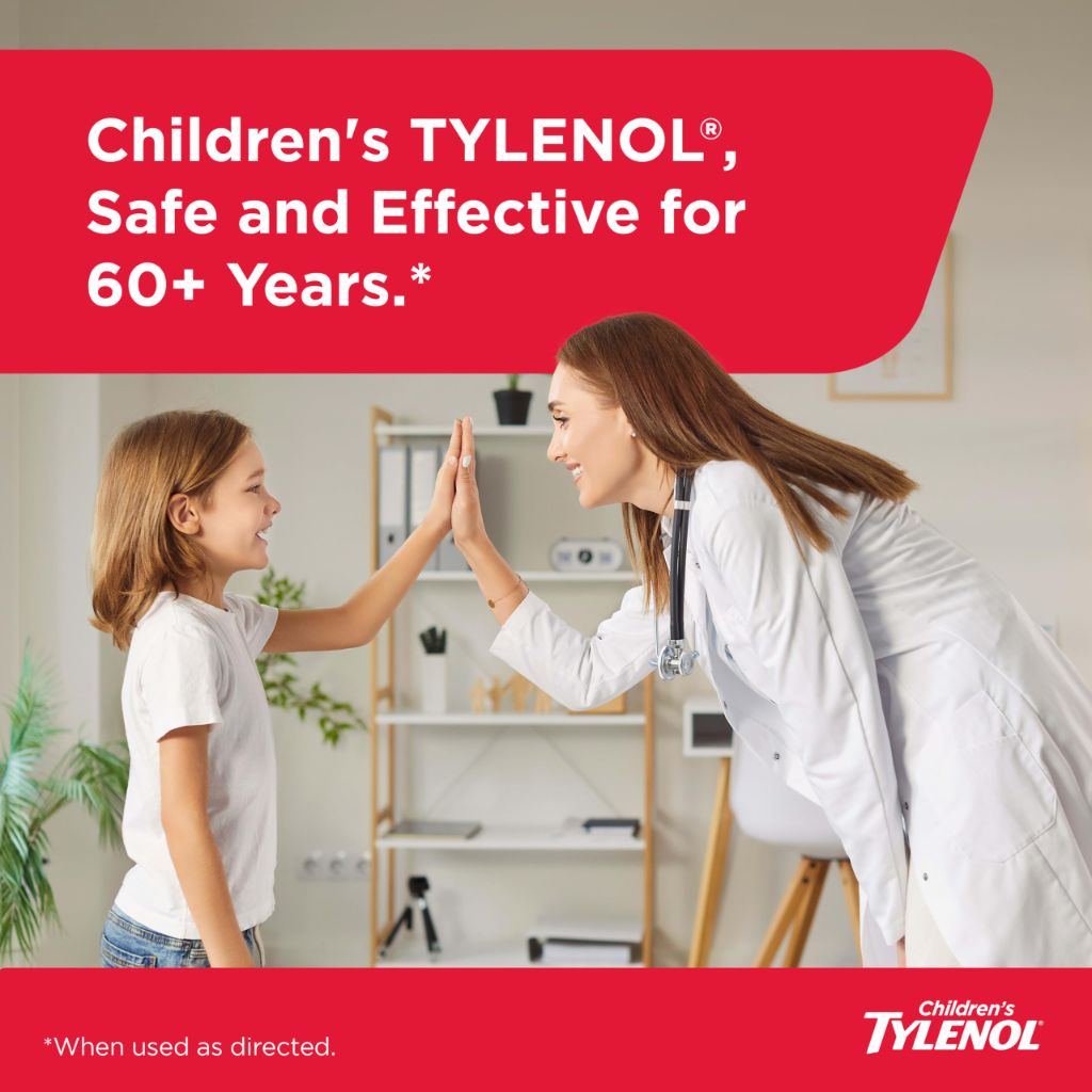 Children's Tylenol Liquid Pain Relief & Fever Medicine, Cherry Flavor, 8 fl. oz