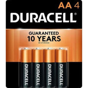 Duracell Coppertop 1.5V Alkaline Battery - AA - 4 Pack