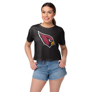 Arizona Cardinals NFL Women's Alternate Team Color Crop Top, Small