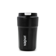 Vapur All Purpose Reusable Insulated Tumbler Cup with Flip Top Lid, Black - 12oz (Pack of 1)