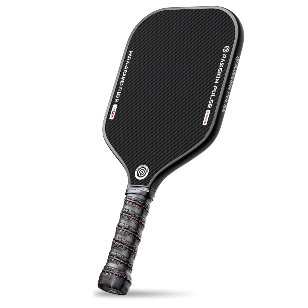 Pickleball Paddles 2026, Carbon Fiber Pickleball Paddle,16mm T700 High Grit & Spin (Black & White – Aramid Fiber)