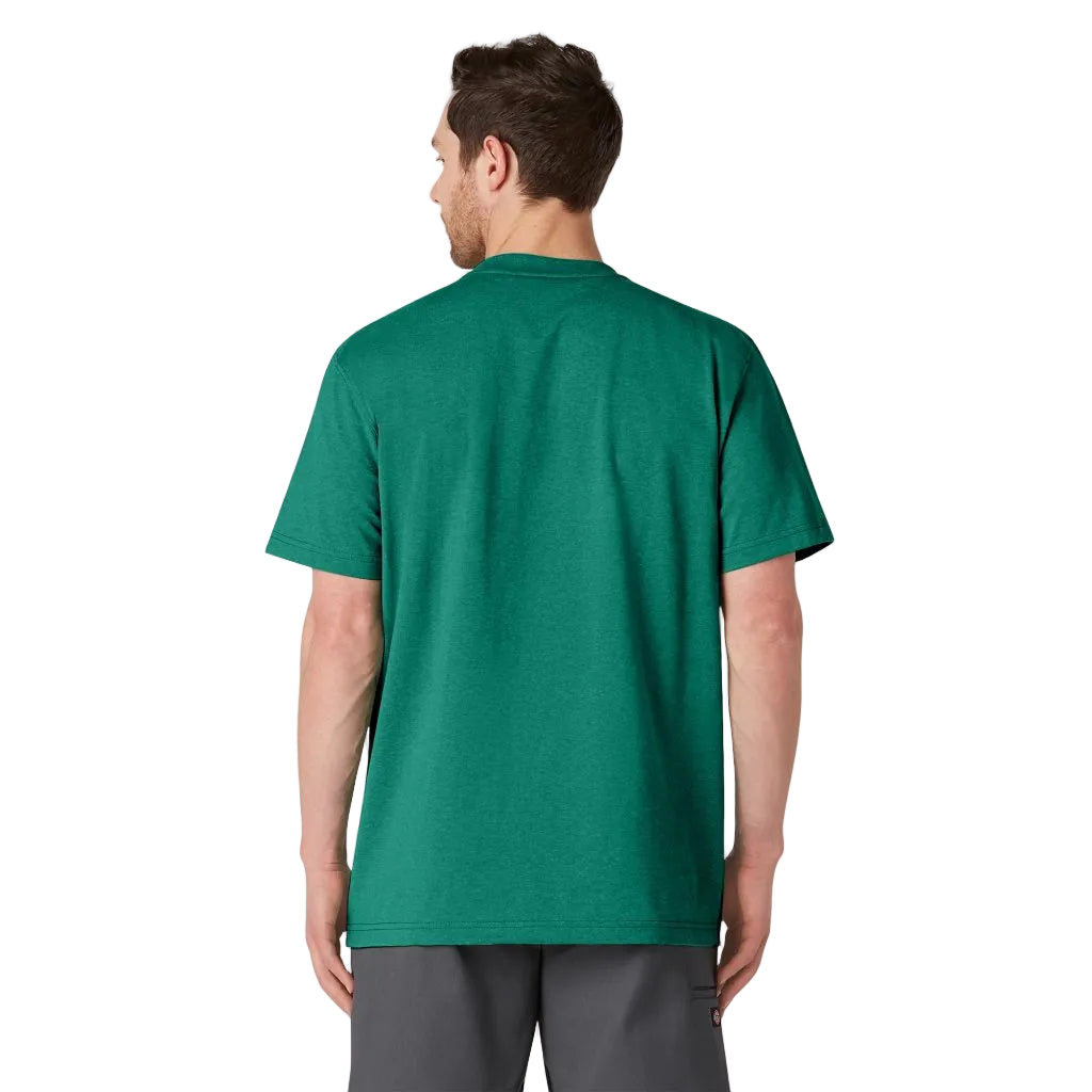 Dickies Mens Heavyweight Crew Neck Short Sleeve Tee Big-Tall T Shirt, Green Heather, 3X-Large Big US