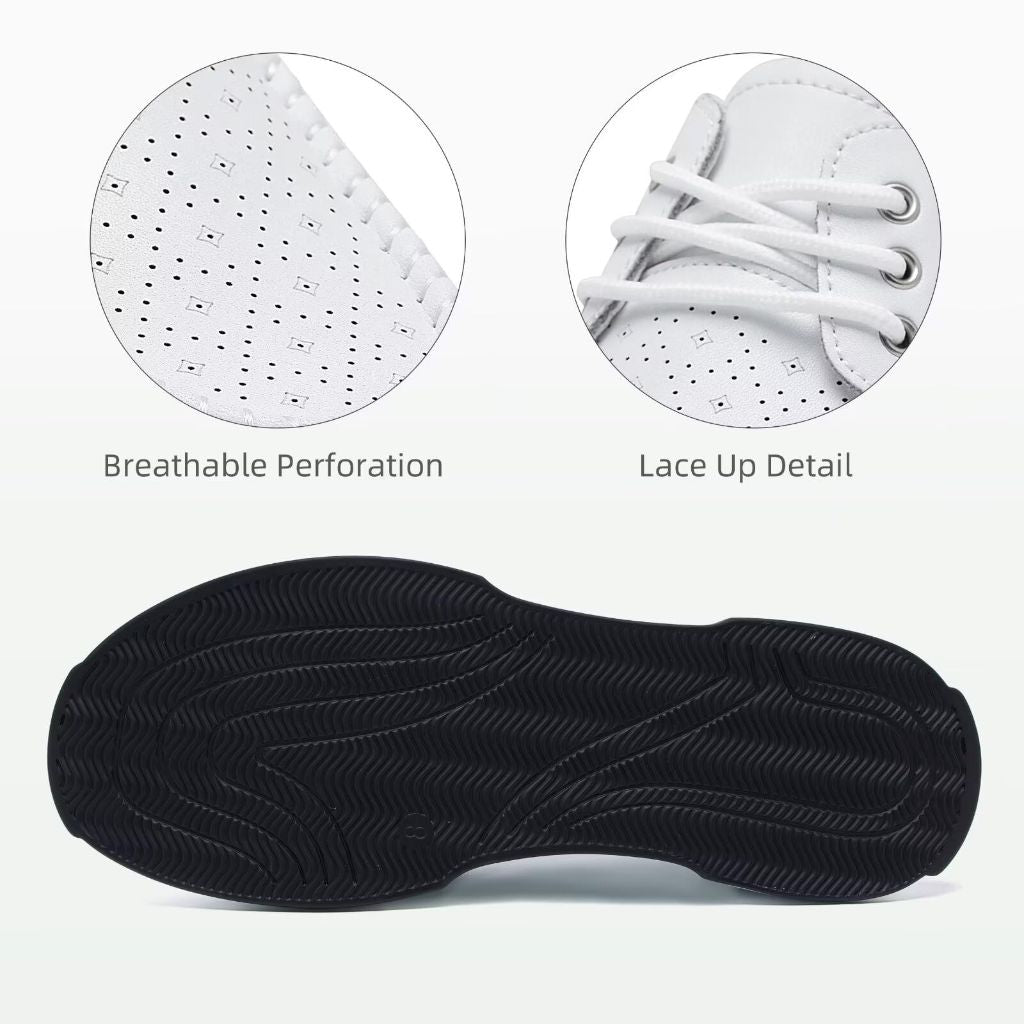Women's Orthopedic Loafers, White - size 8.5