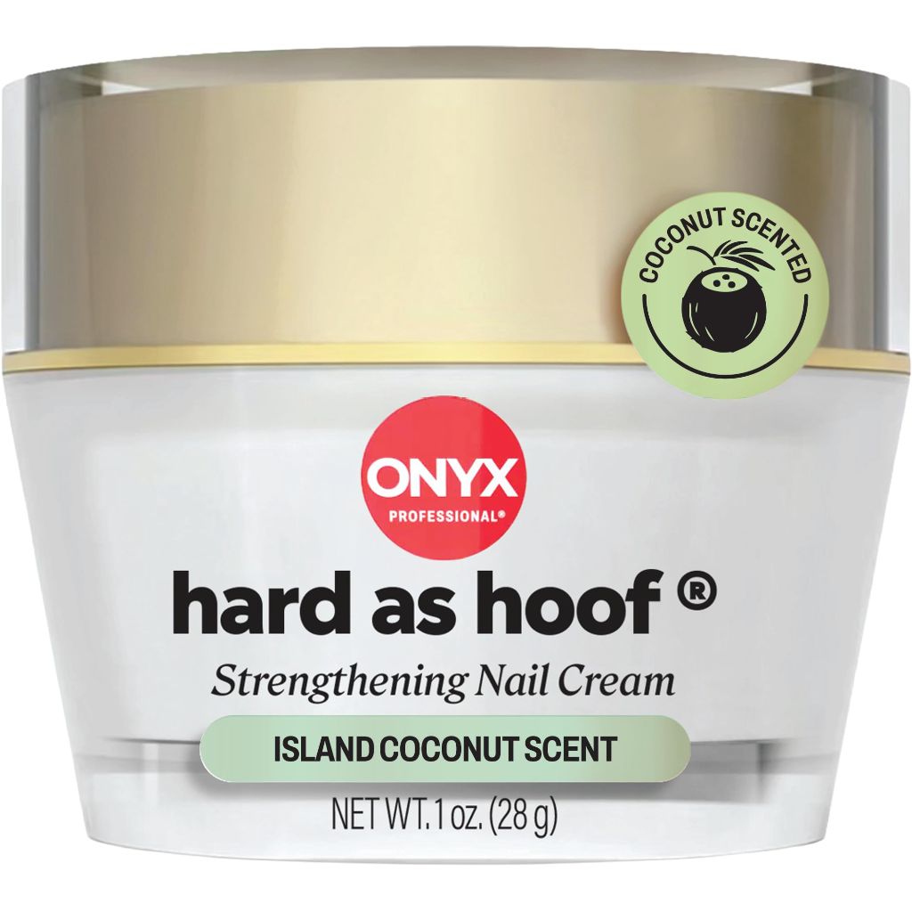 Onyx Professional Hard as Hoof Nail Strengthening Cream, Island Coconut Scent - 1 oz
