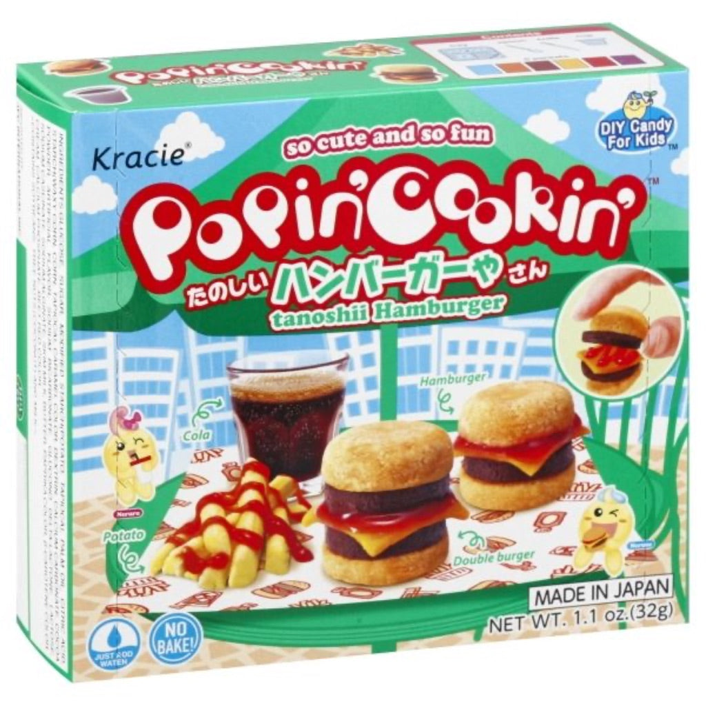 Popin' Cookin' Burger Shop Candy Making Kit