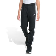 adidas Boys Essential Fleece 3 Stripe Joggers - Black, Medium