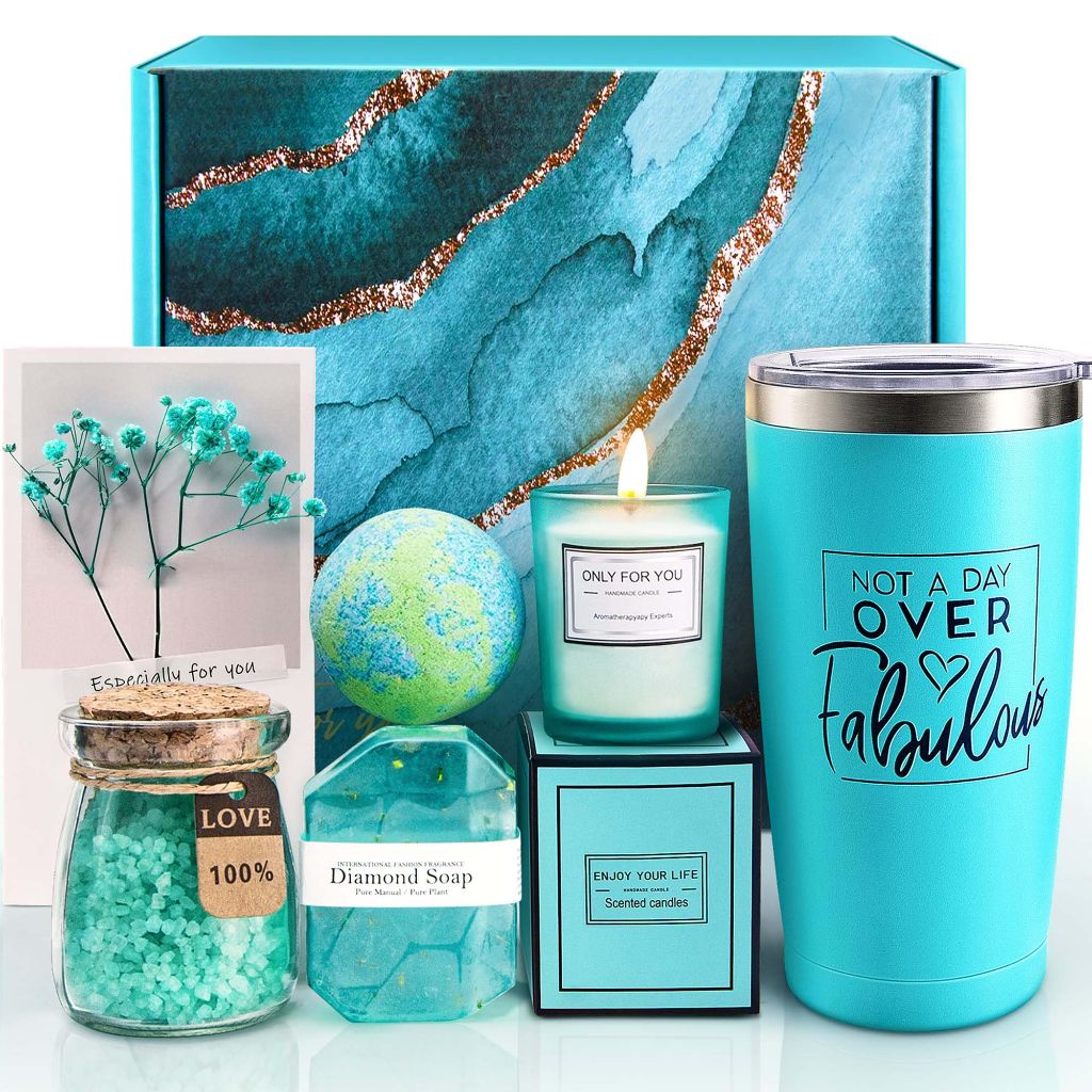 Beauty of Love -Mothers Day Gifts for Mom Wife, Relaxing Spa Gift Basket Set