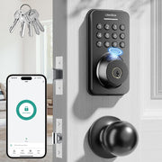 Ulecoce Fingerprint Smart Deadbolt with Keypad, App Control, and Auto-Lock