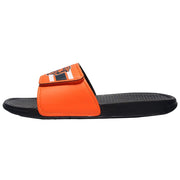 FOCO Chicago Bears NFL Men's Stripe Legacy Sport Slide, Medium, 9/10